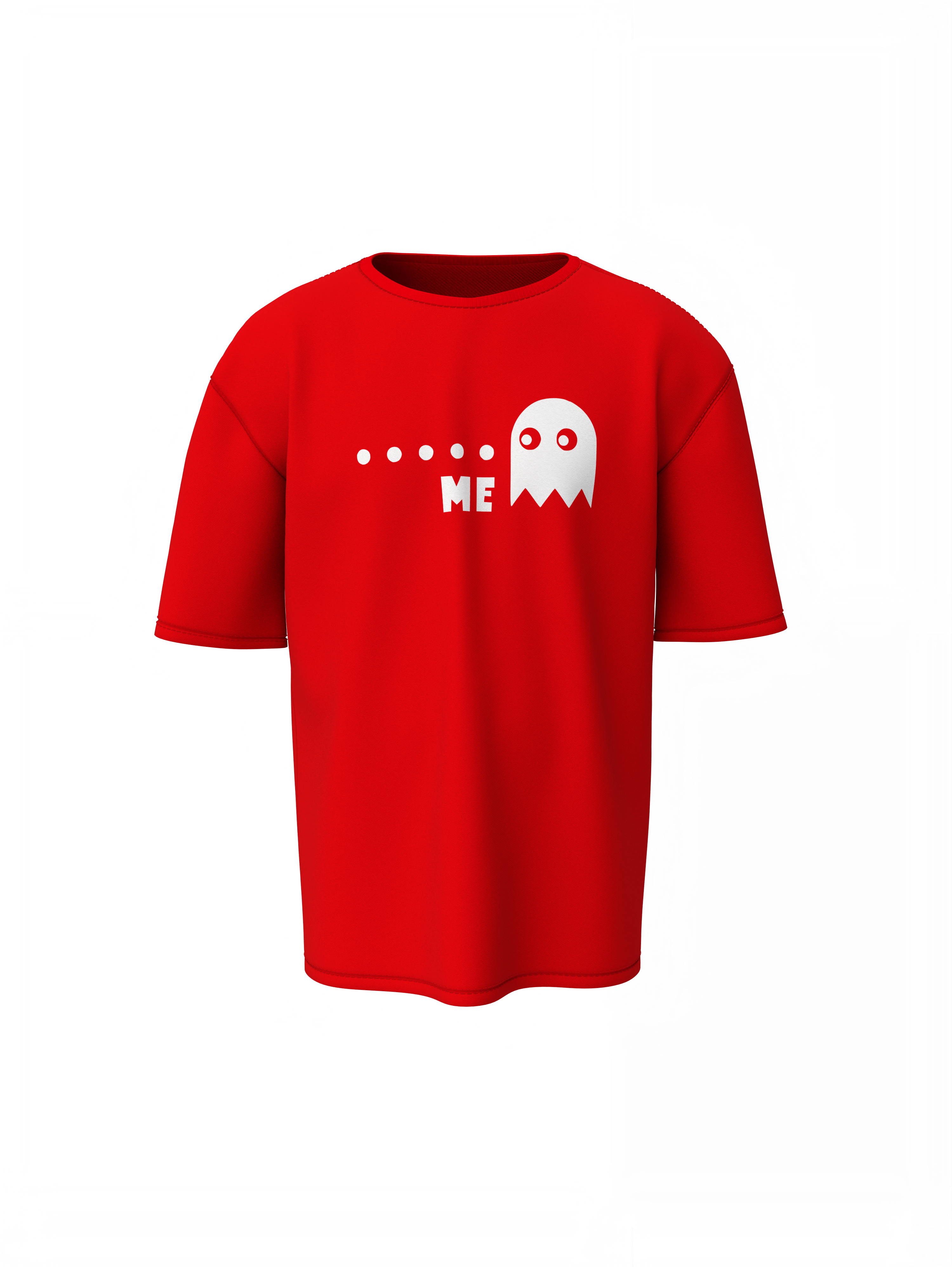 Ghost Graphic Oversized T-Shirts
