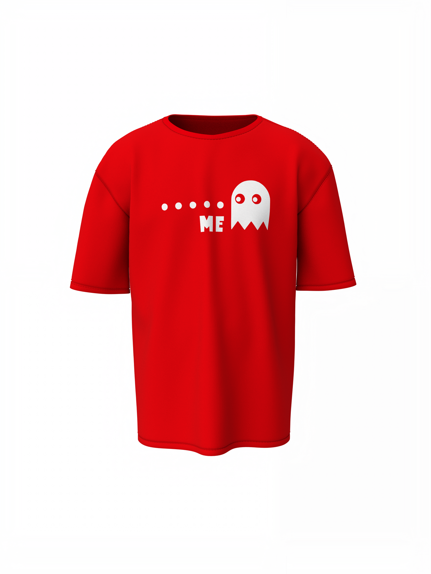 Ghost Graphic Oversized T-Shirts – Trendy Cartoon Style