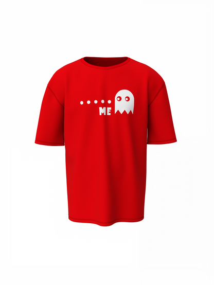 Ghost Graphic Oversized T-Shirts – Trendy Cartoon Style