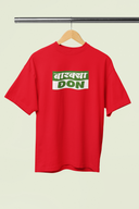 Barkya Don Red Oversized Unisex T-shirt | Marathi Designs