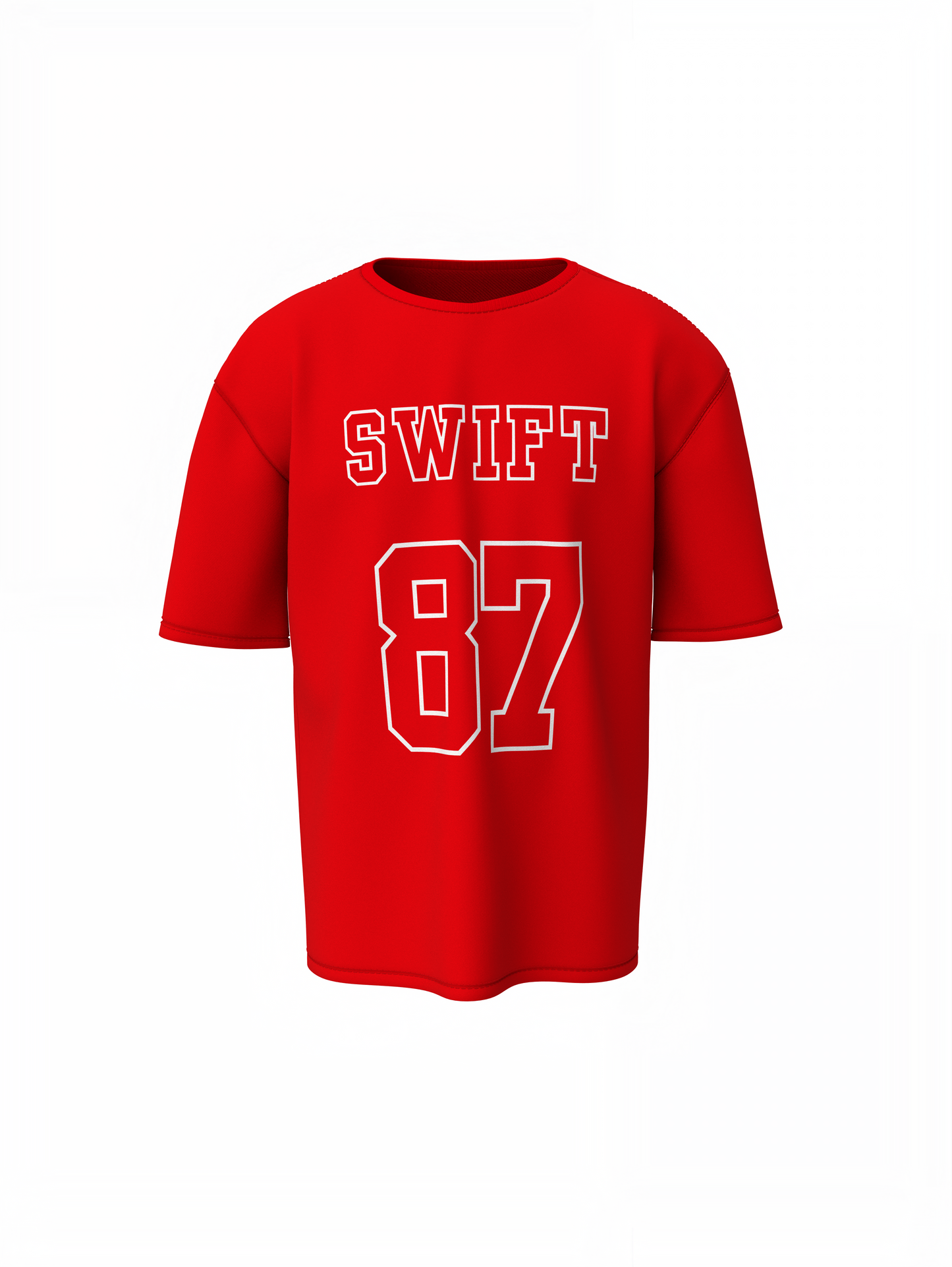 Taylor Swift's 87 Graphic Oversized T-Shirt Fans Style Tees