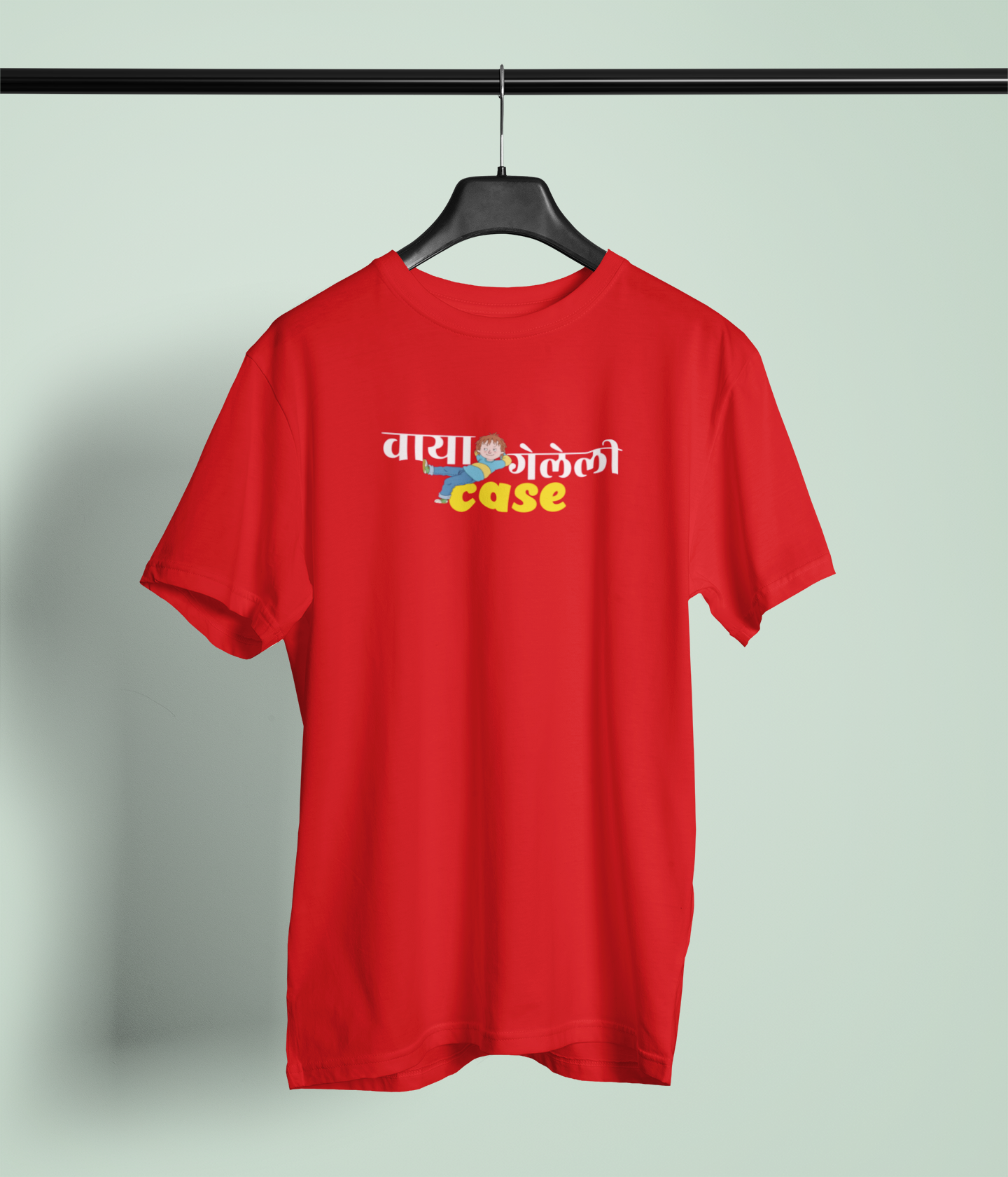 Vaya Geleli Case Round Neck Unisex T-shirt | Marathi Designs