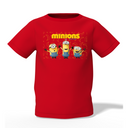 Minions Graphic Kid’s Red Printed T-Shirt