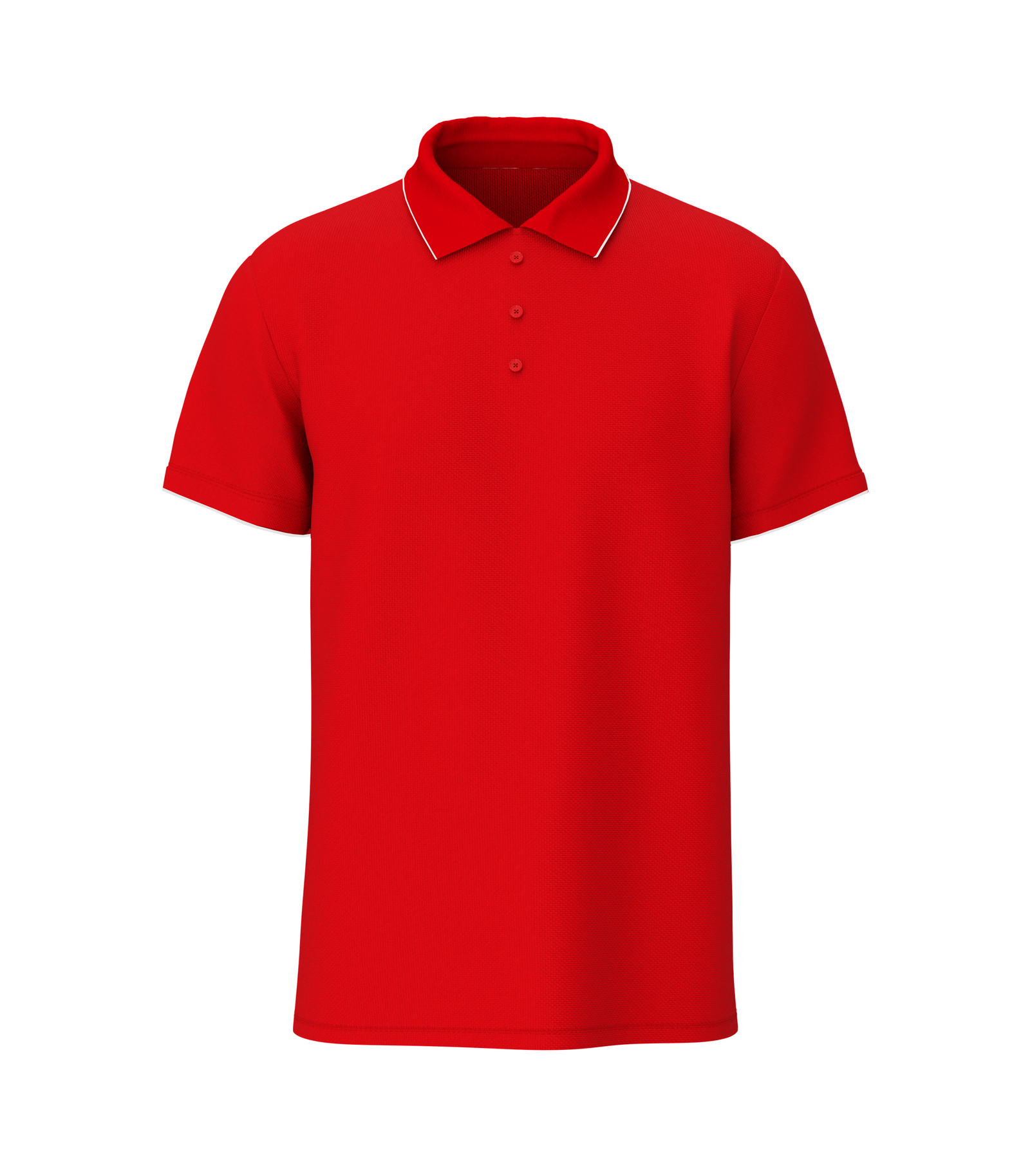 Solid Unisex Premium Red Polo T-Shirt