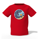 Bruh We Back Graphic Kid’s Red Printed T-Shirt