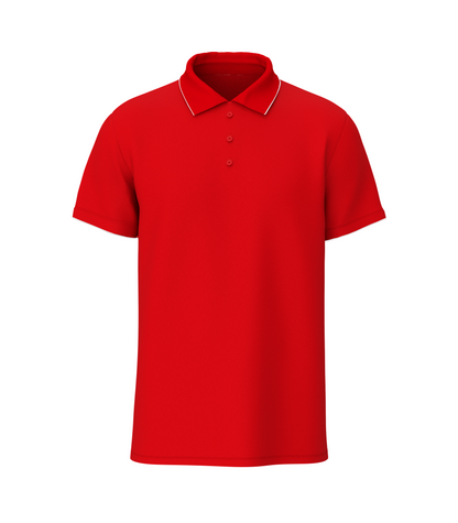 Bulk Unisex Red Polo T-shirts