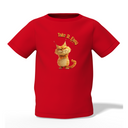 Take It Easy Graphic Kid’s Red Printed T-Shirt