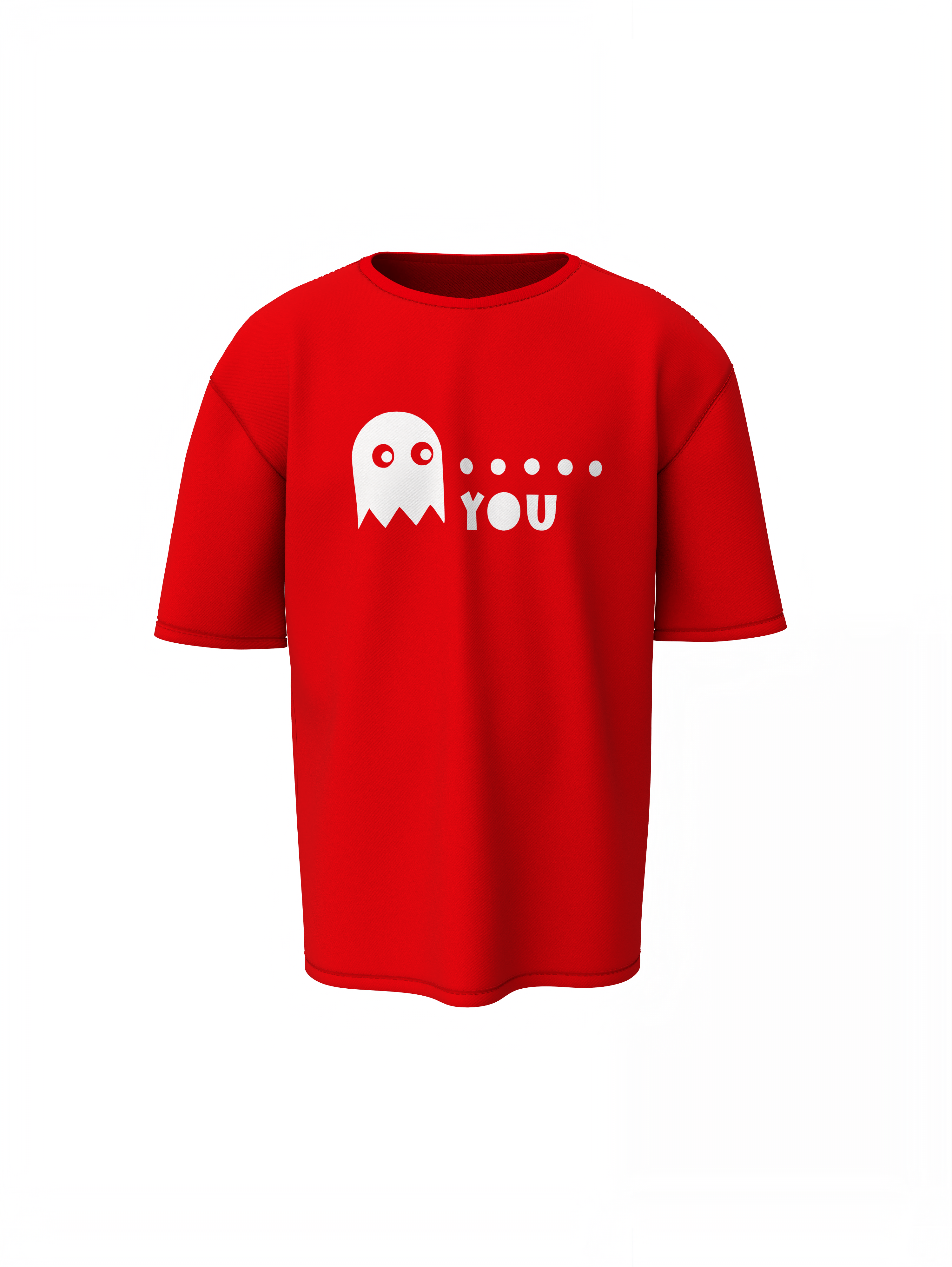 Ghost Graphic Oversized T-Shirts