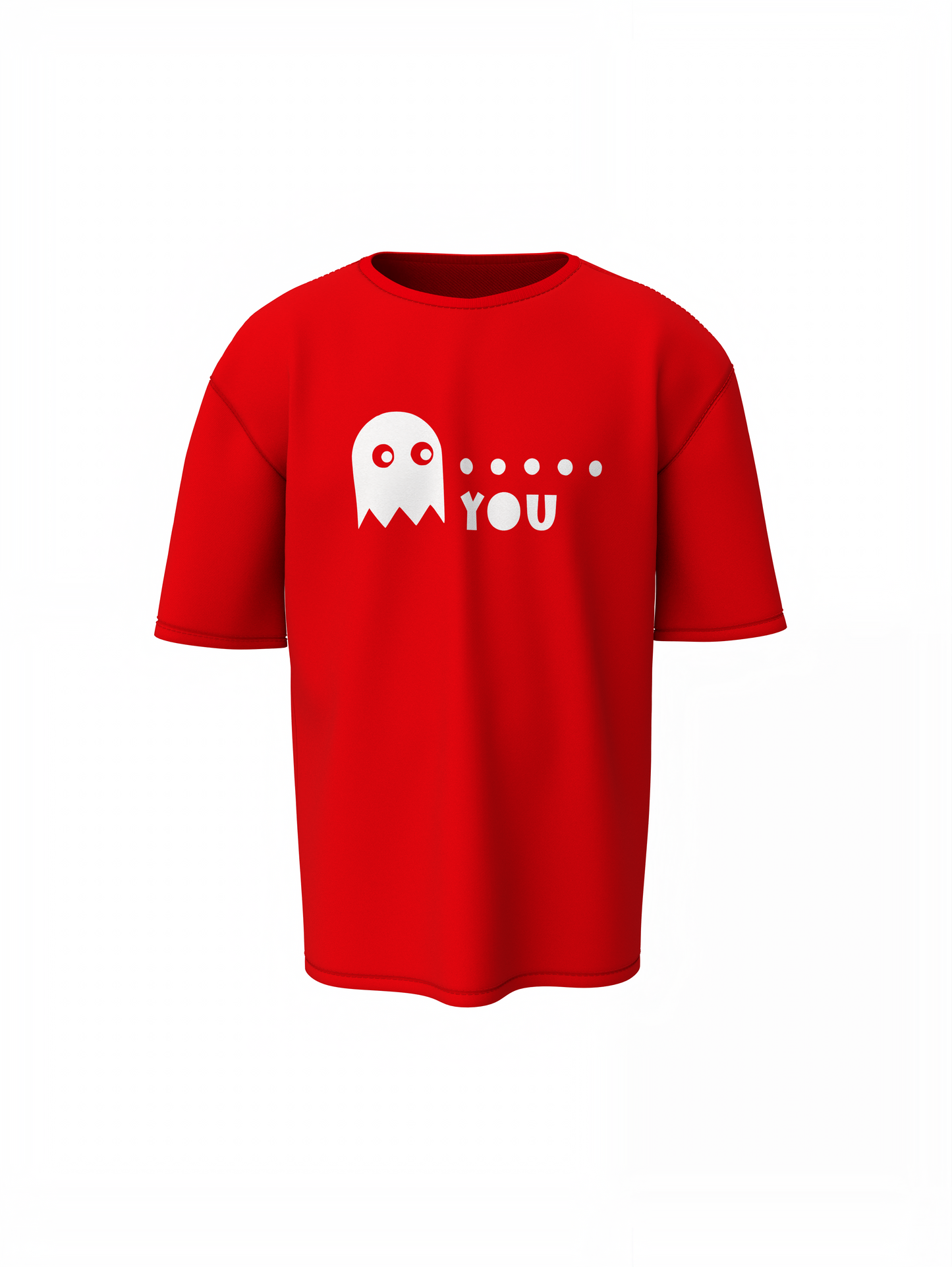 Ghost Graphic Oversized T-Shirts – Trendy Cartoon Style