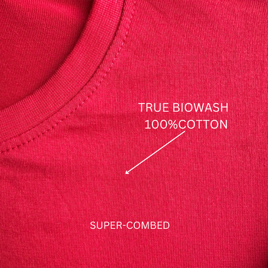 The best dad half sleeve red round neck t-shirt for women by hello swanky