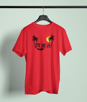 Nivant Red Round Neck Unisex T-shirt | Marathi Designs