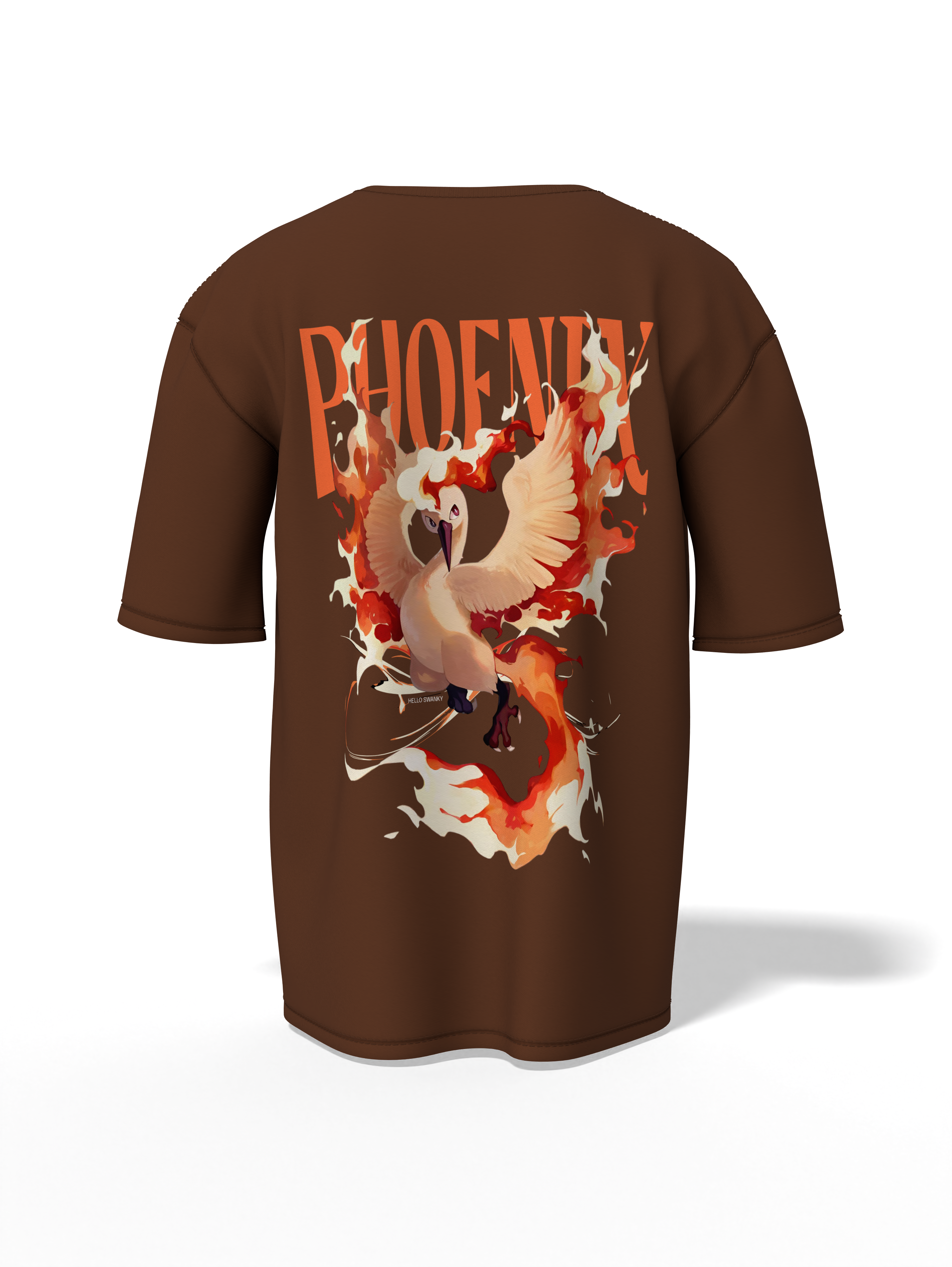 Phoenix Bird Graphic Oversized Unisex T-Shirt – Hello Swanky – Hello ...