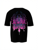 Arise Graphic Unisex Black Oversized T-Shirt