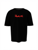Okami Graphic Unisex Black Oversized T-Shirt