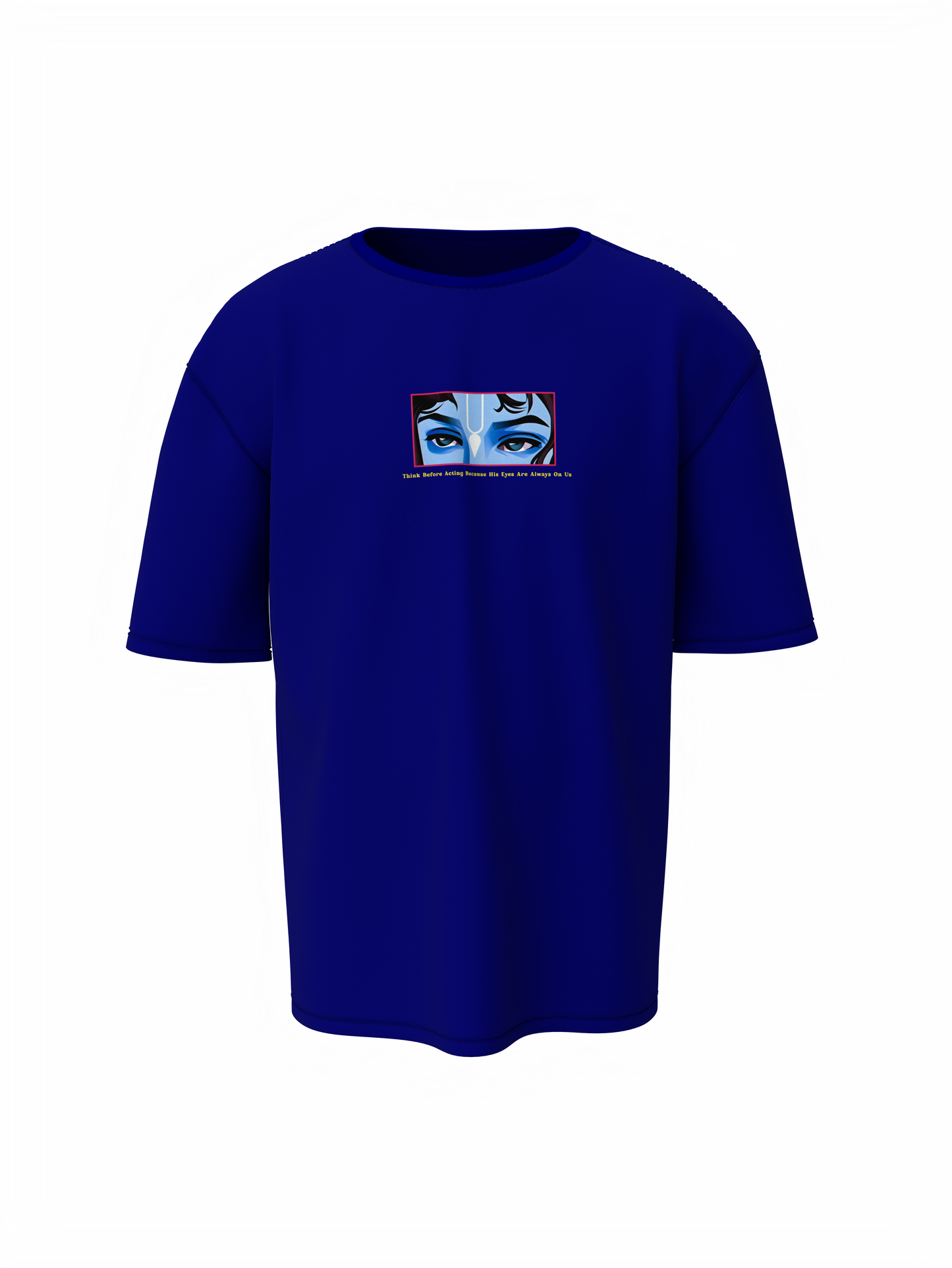 Hare Krishna Spiritual Oversized T-Shirt Peaceful Wear for All