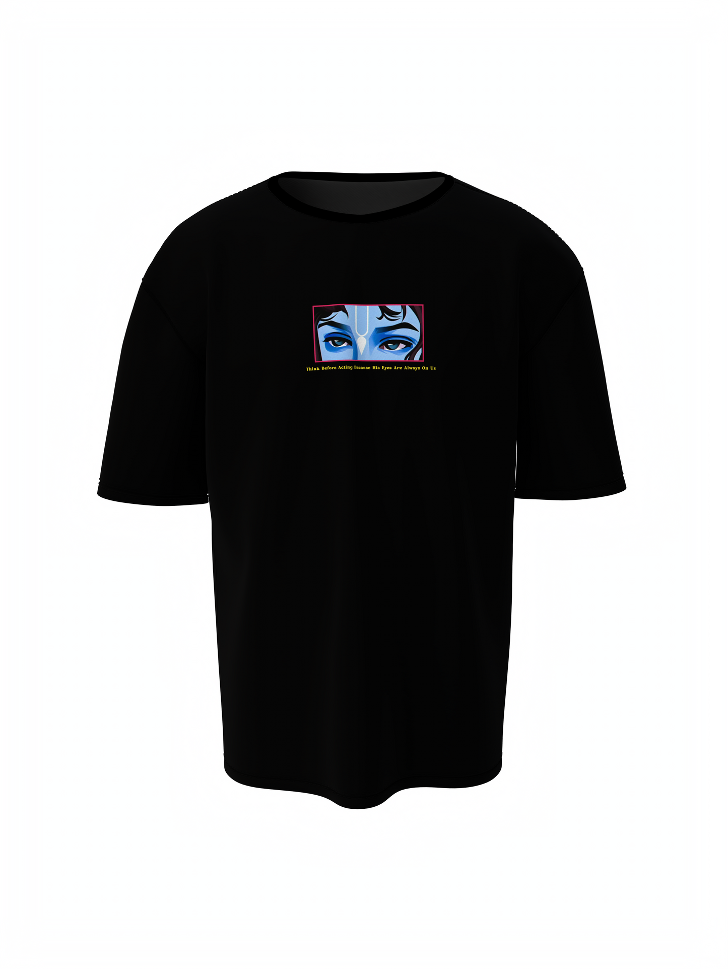 Hare Krishna Spiritual Oversized T-Shirt Unisex Peaceful Wear