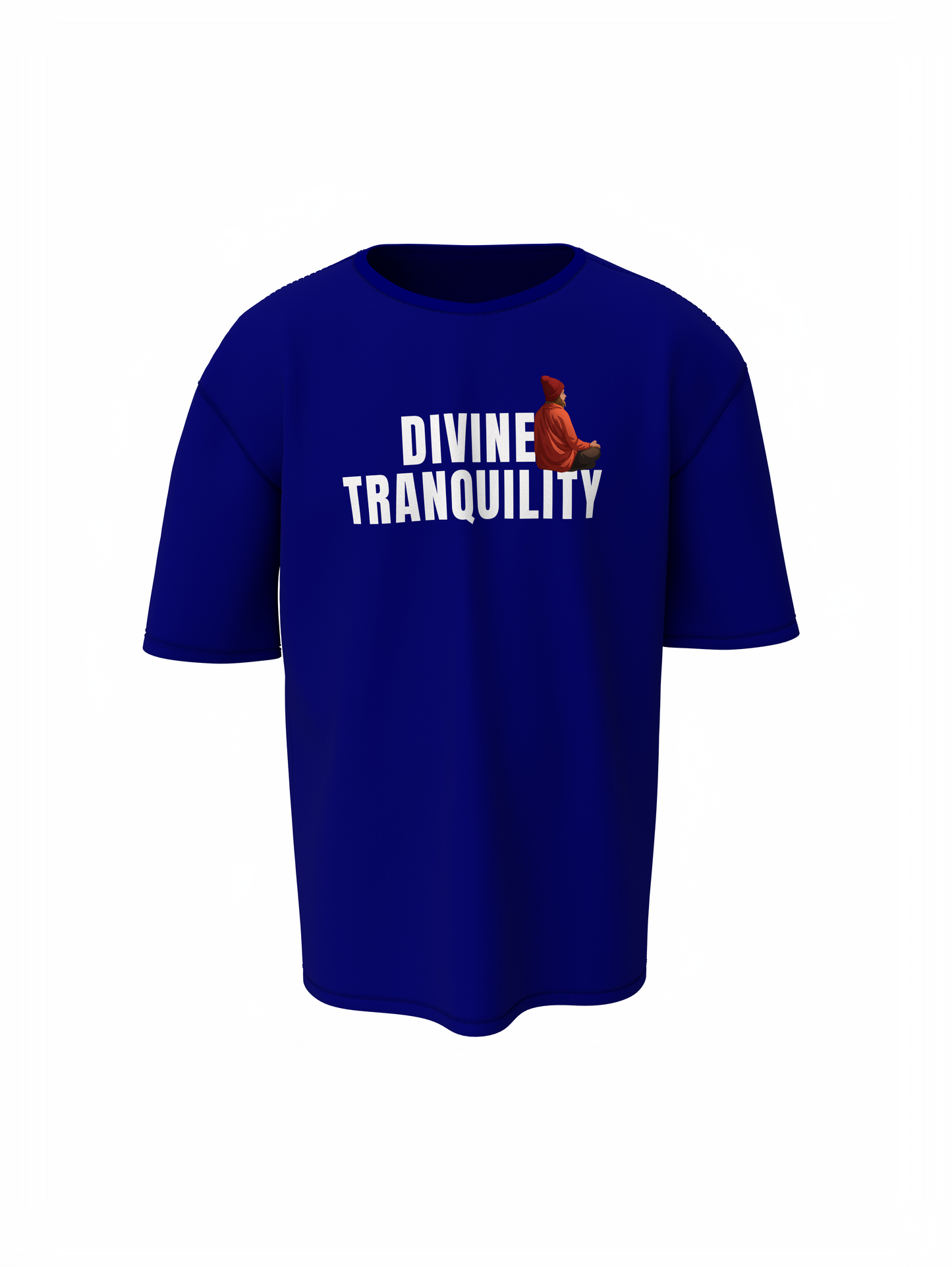 Divine Tranquility Spiritual Oversized T-Shirt Comfortable