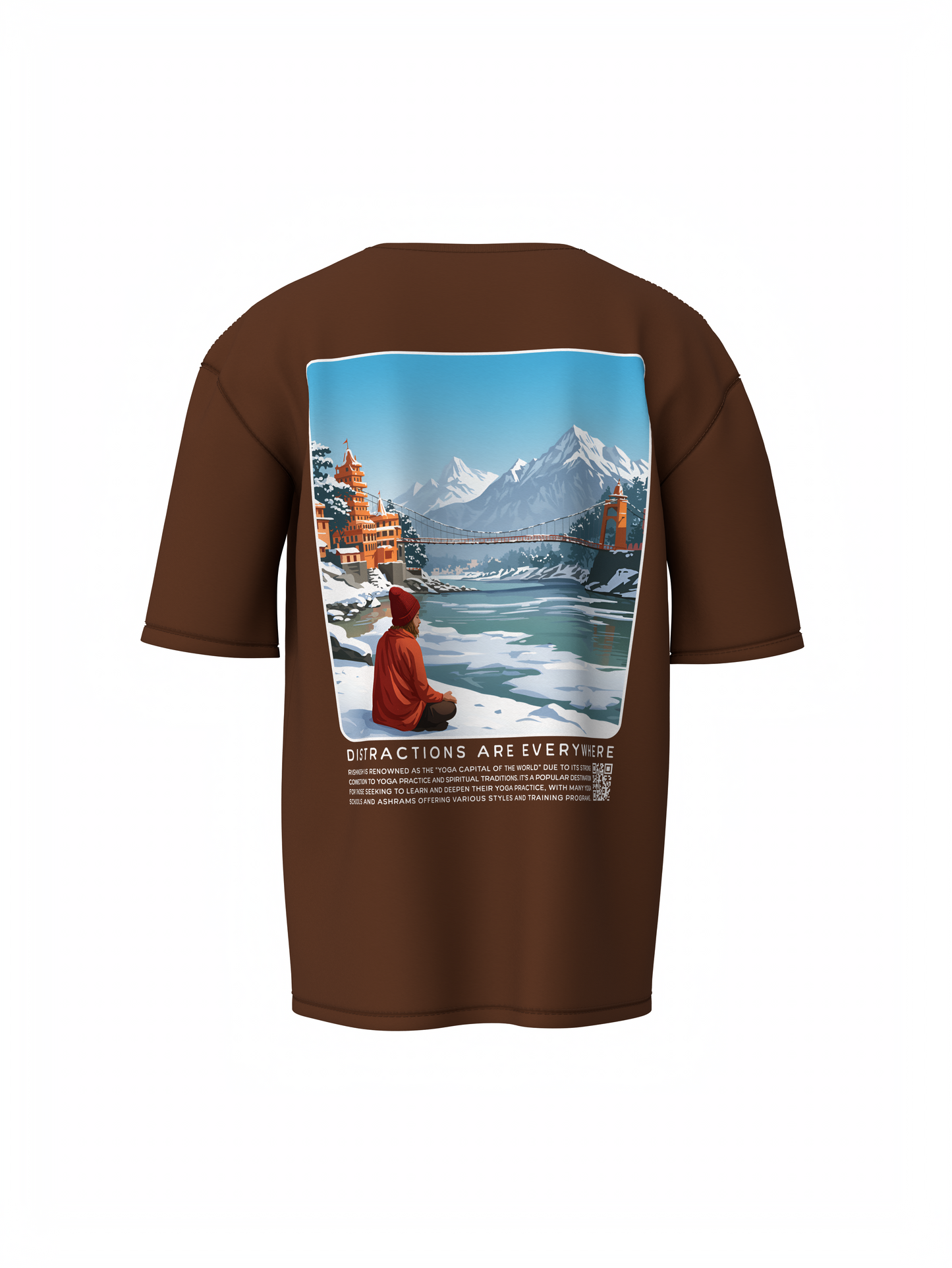 Divine Tranquility Spiritual Oversized T-Shirt Relaxed Comfort
