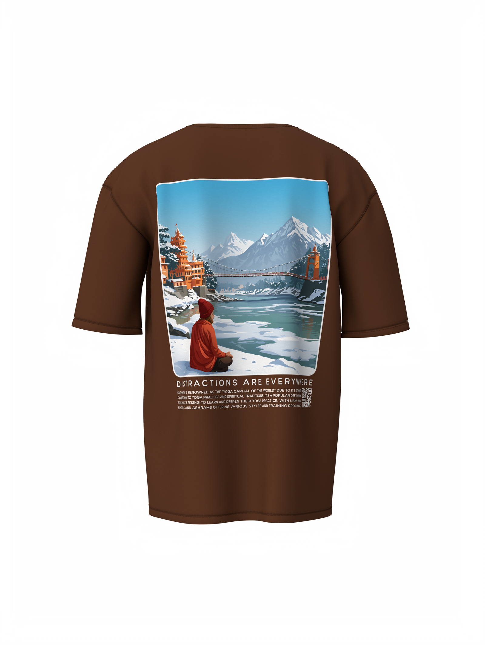 Divine Tranquility Spiritual Oversized T-Shirt Relaxed Comfort