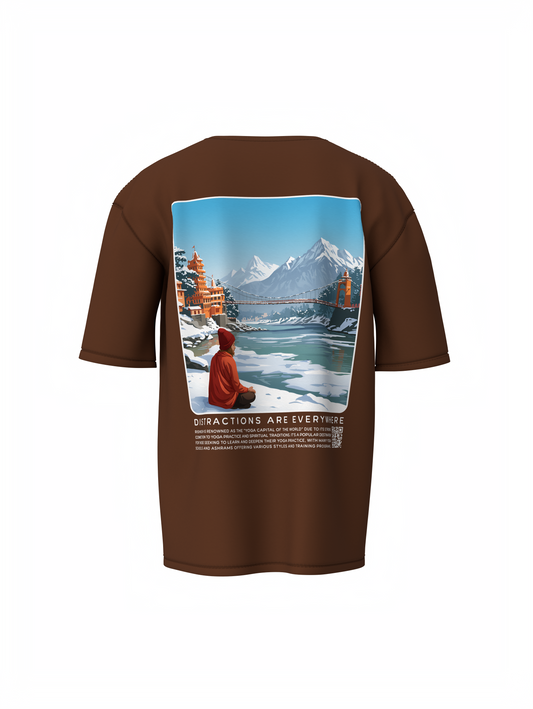 Divine Tranquility Spiritual Oversized T-Shirt Relaxed Comfort
