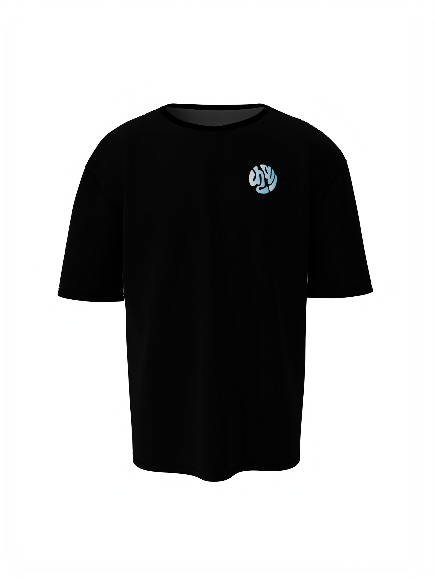 Sheshnag & krishna Spiritual Black Oversized T-Shirt