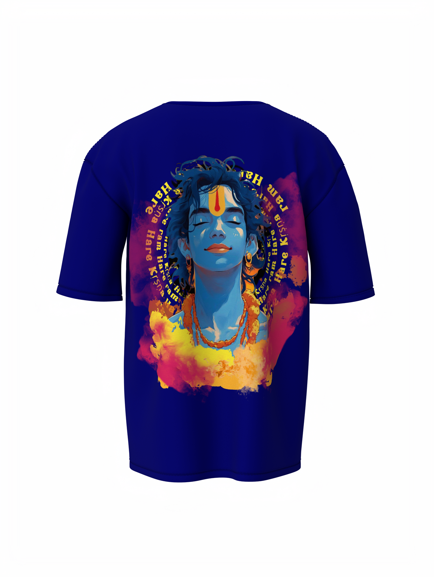 Hare Krishna Spiritual Oversized T-Shirt Peaceful Wear for All