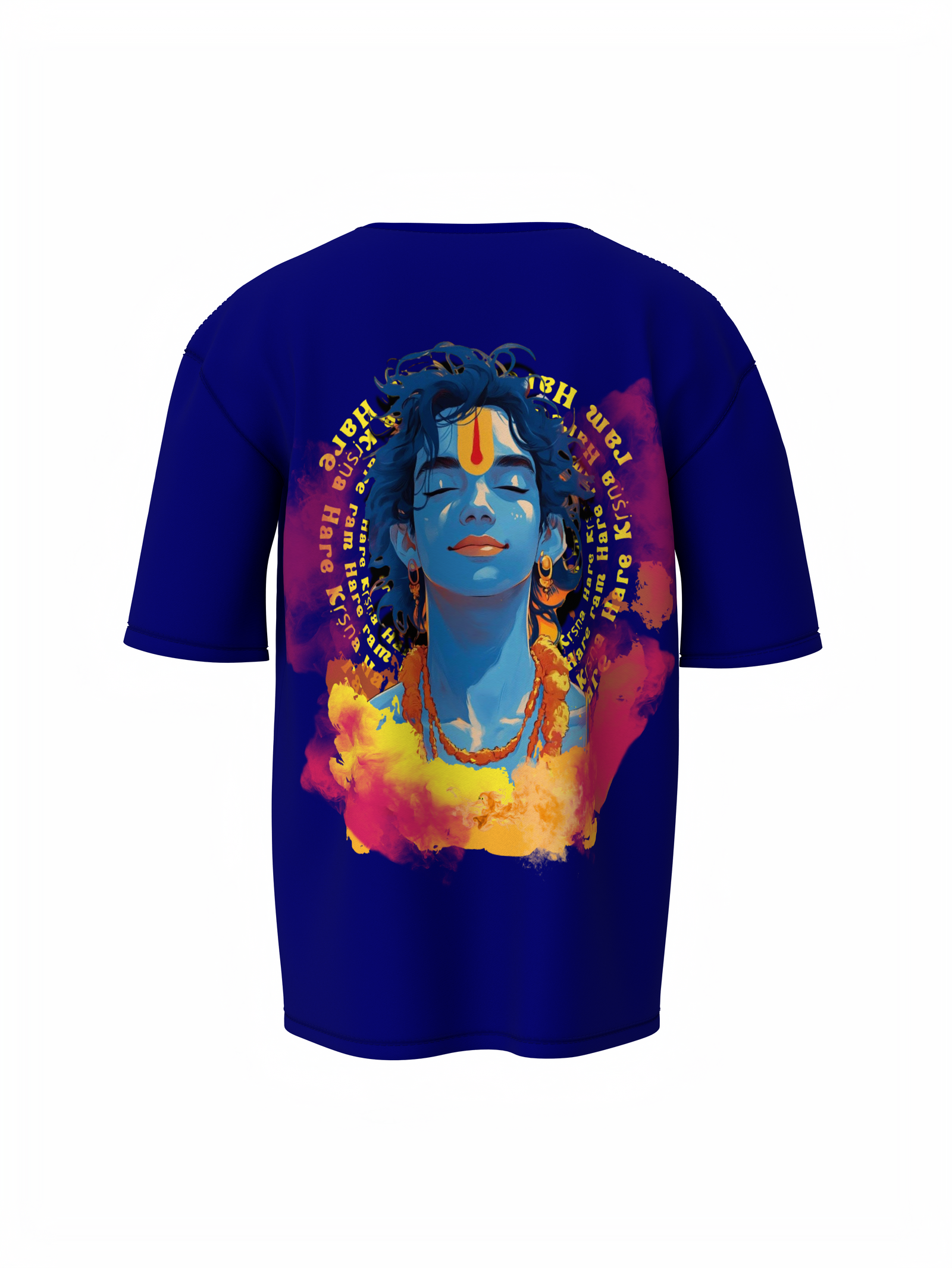 Hare Krishna Spiritual Oversized T-Shirt Peaceful Wear for All