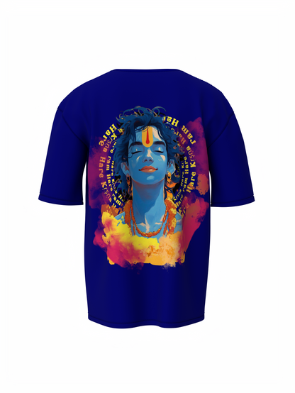 Hare Krishna Spiritual Oversized T-Shirt Peaceful Wear for All