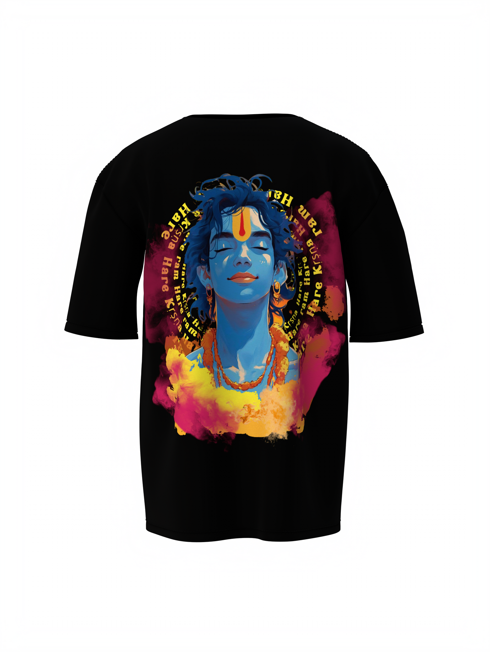 Hare Krishna Spiritual Oversized T-Shirt Unisex Peaceful Wear