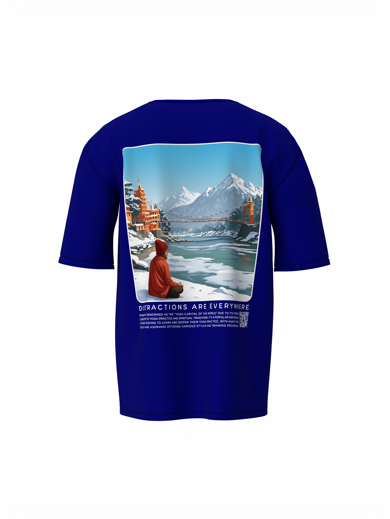 Divine Tranquility Spiritual Oversized T-Shirt Comfortable