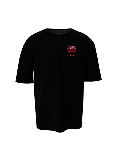 Kshetrapala Spiritual Black Unisex Oversized T-Shirt