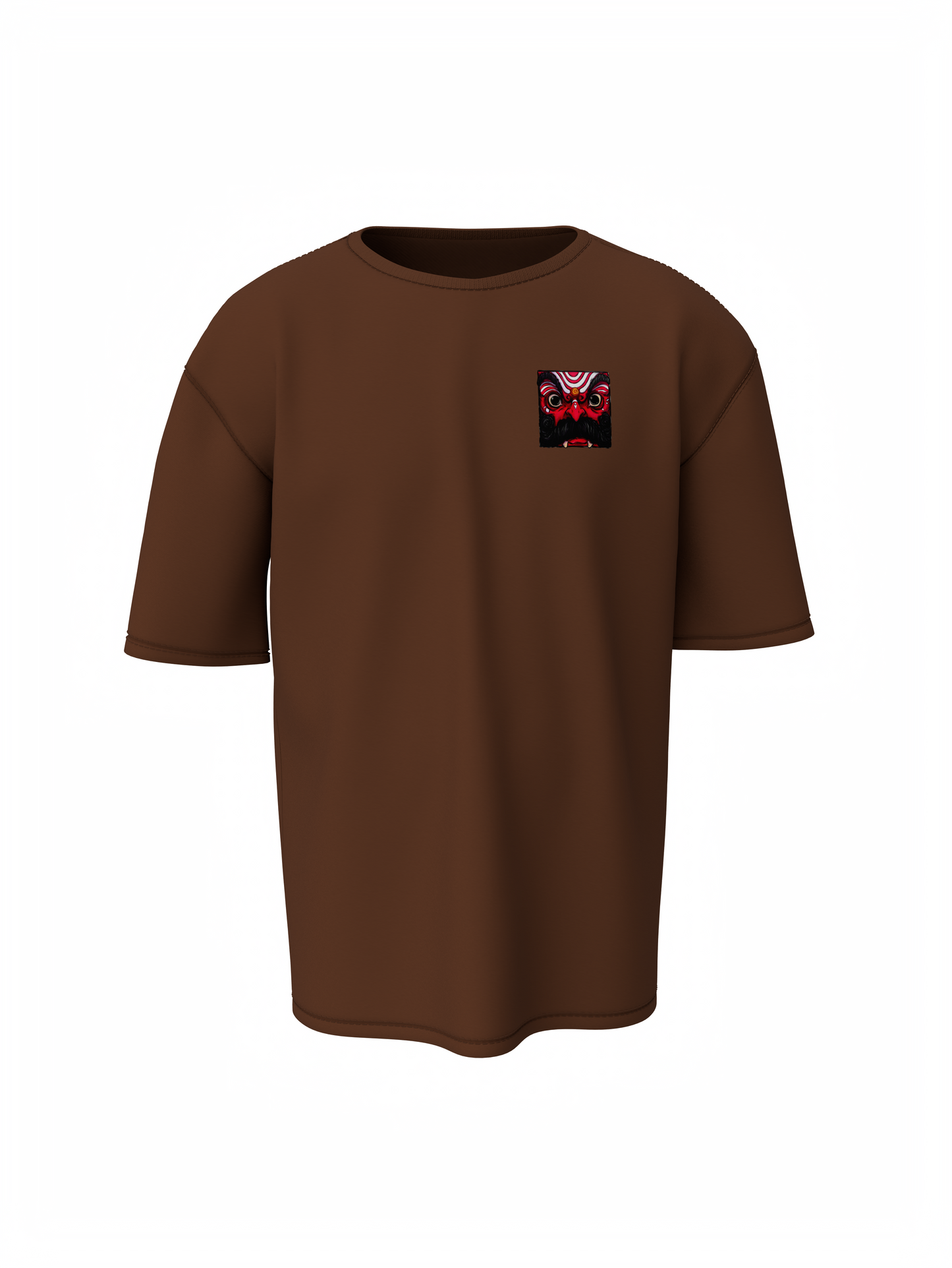 Kshetrapala Spiritual Brown Unisex Oversized T-Shirt
