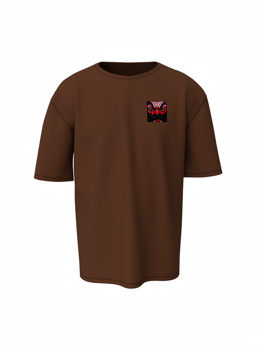 Kshetrapala Spiritual Brown Unisex Oversized T-Shirt