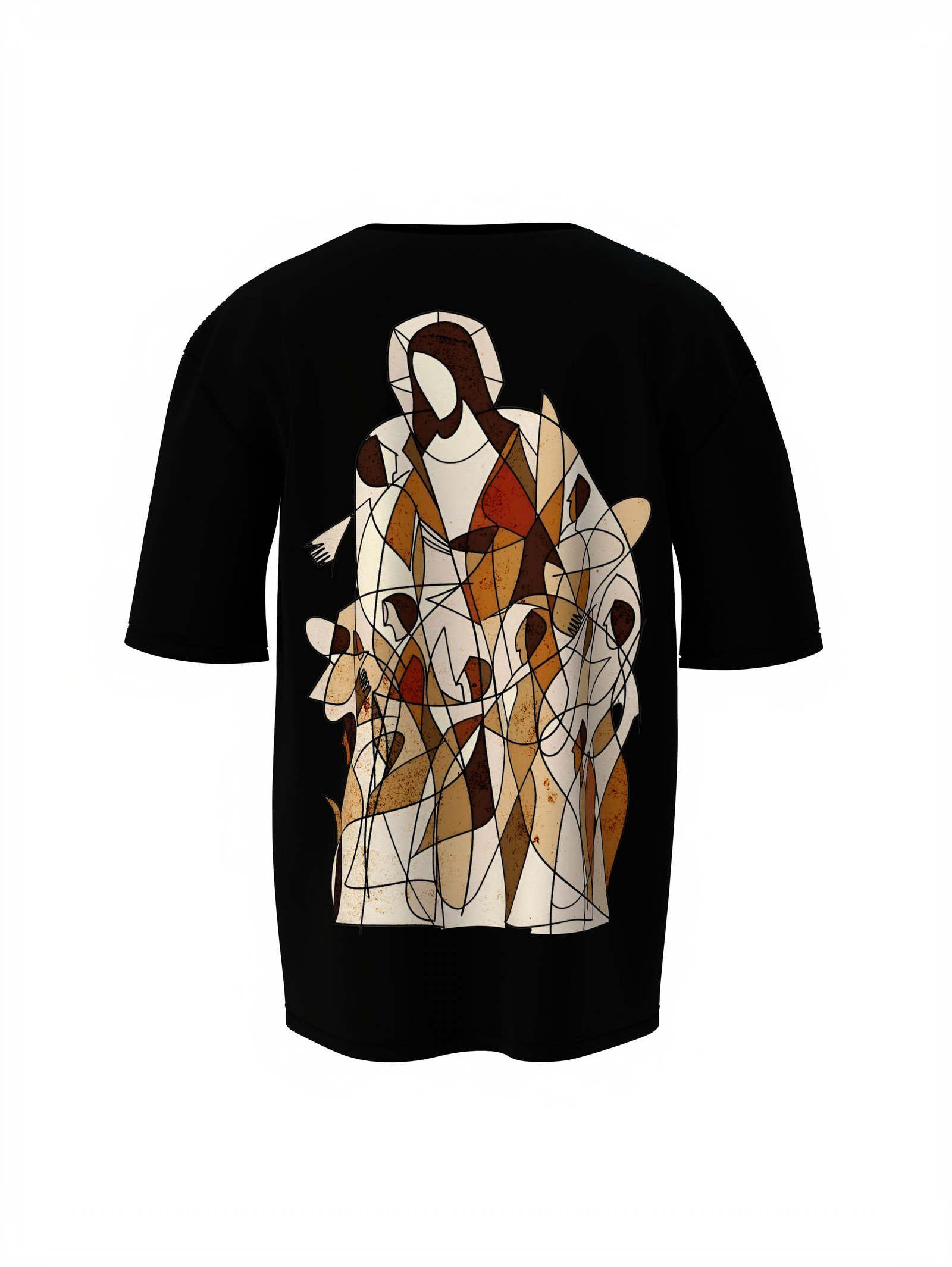 Jesus Christ Black Oversized T-Shirt – Divine Graphic Design