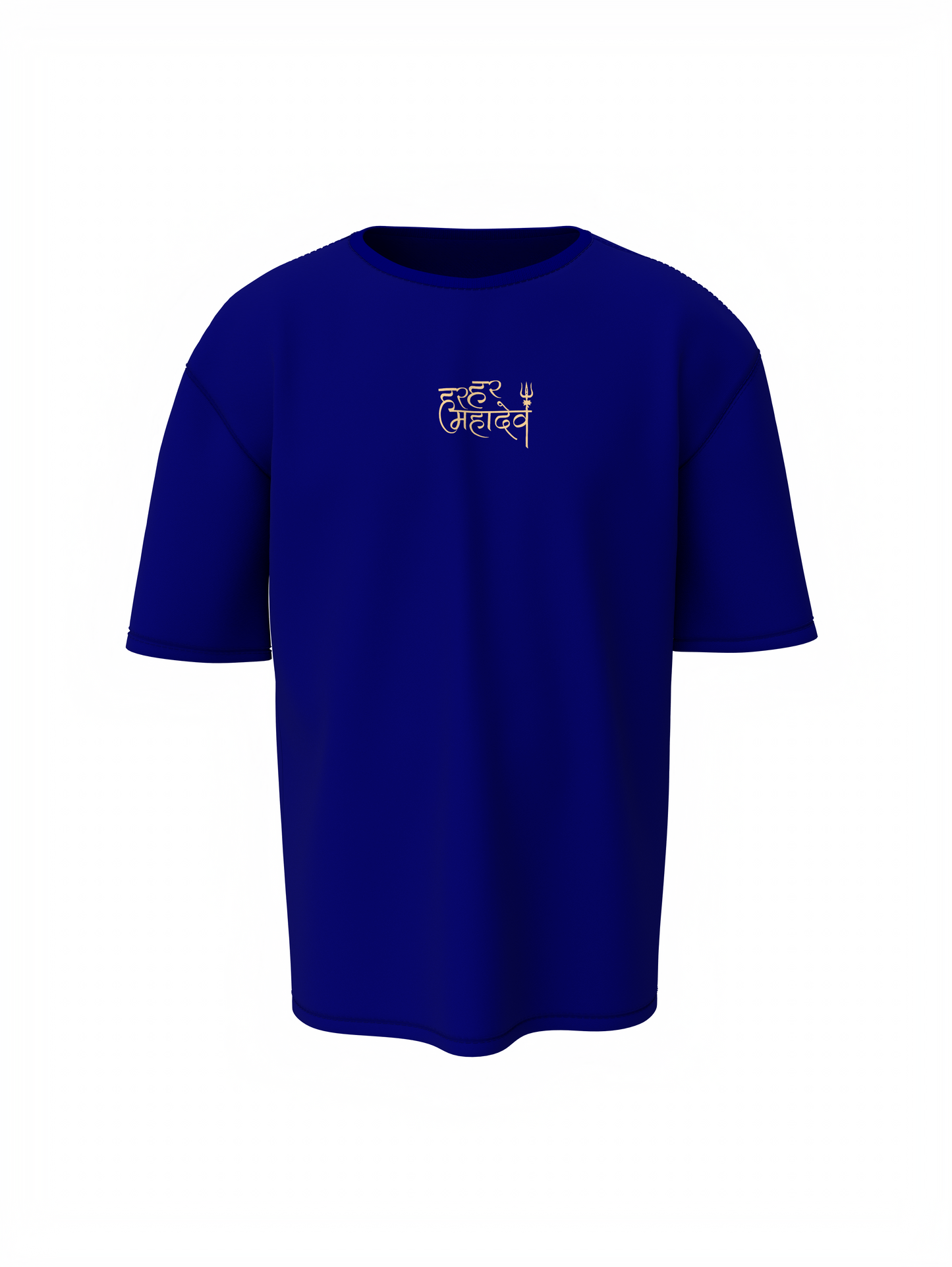 Lord Shiv Mahadev Spiritual Oversized T-Shirt Divine Wear