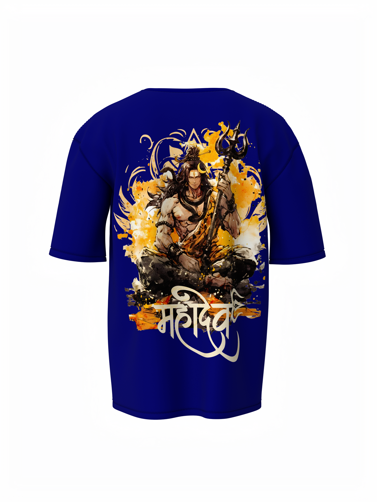 Lord Shiv Mahadev Spiritual Oversized T-Shirt Divine Wear