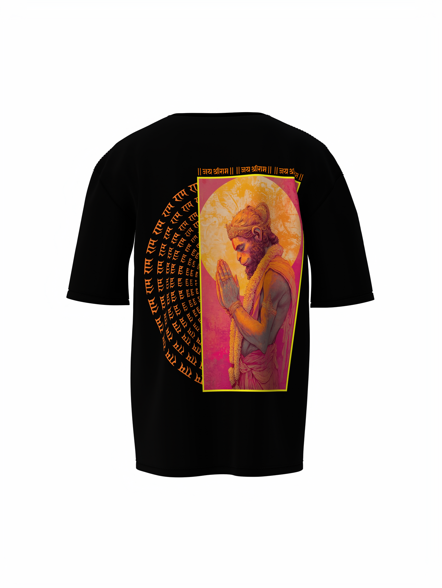Rama-Doota Oversized T-Shirt Black Spiritual Unisex Wear