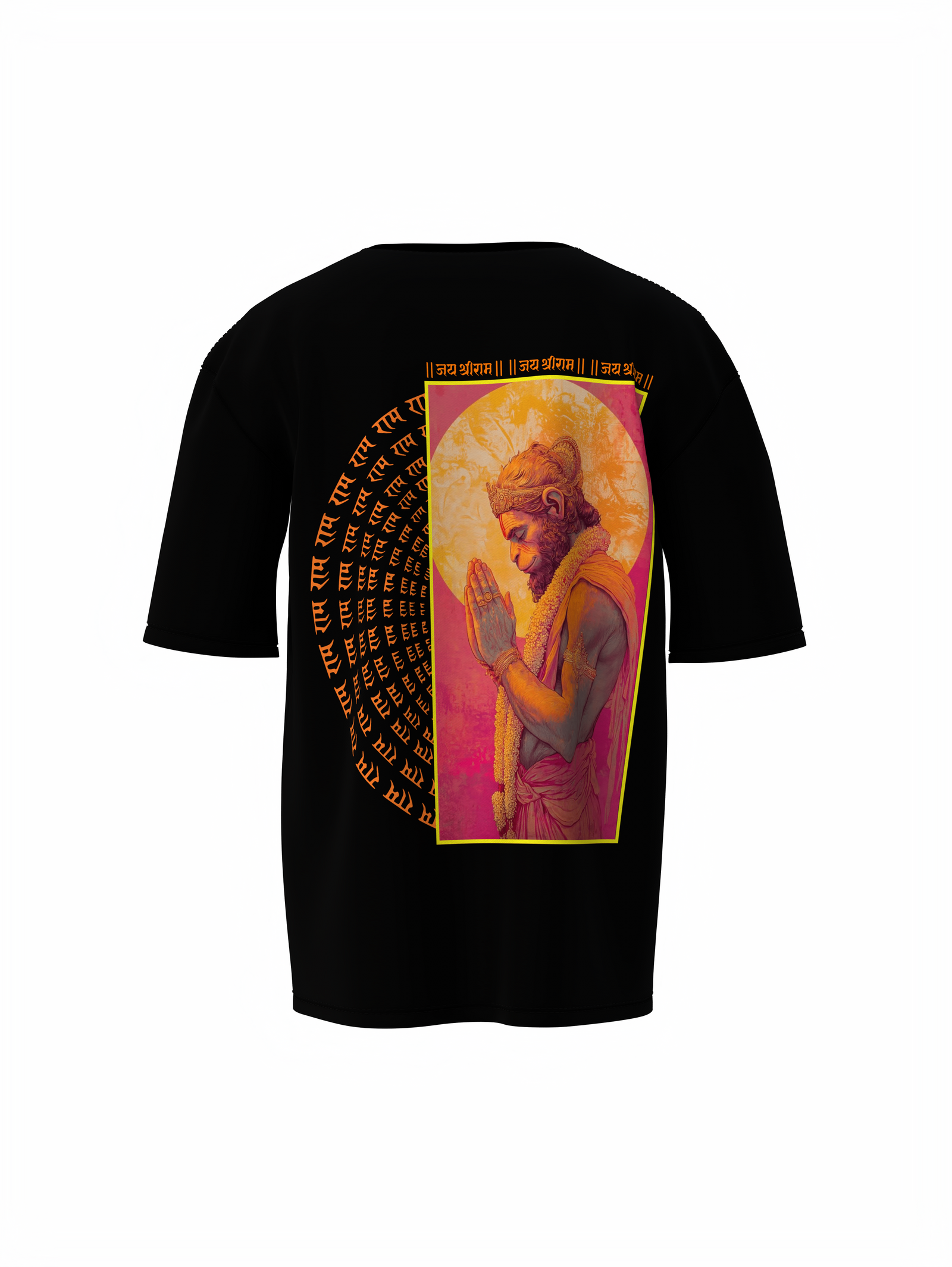 Rama-Doota Oversized T-Shirt Black Spiritual Unisex Wear