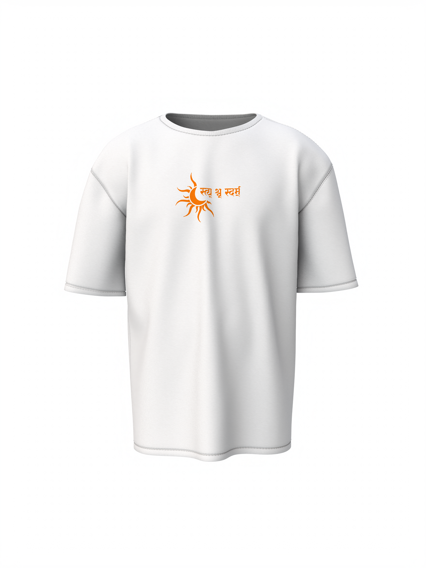 Rama-Doota Oversized T-Shirt White Spiritual Streetwear
