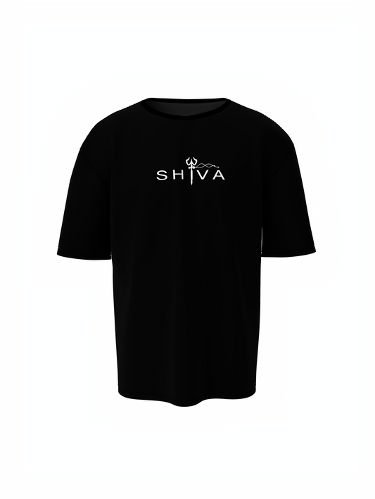 Lord Adidev Spiritual Black Unisex Oversized T-Shirt