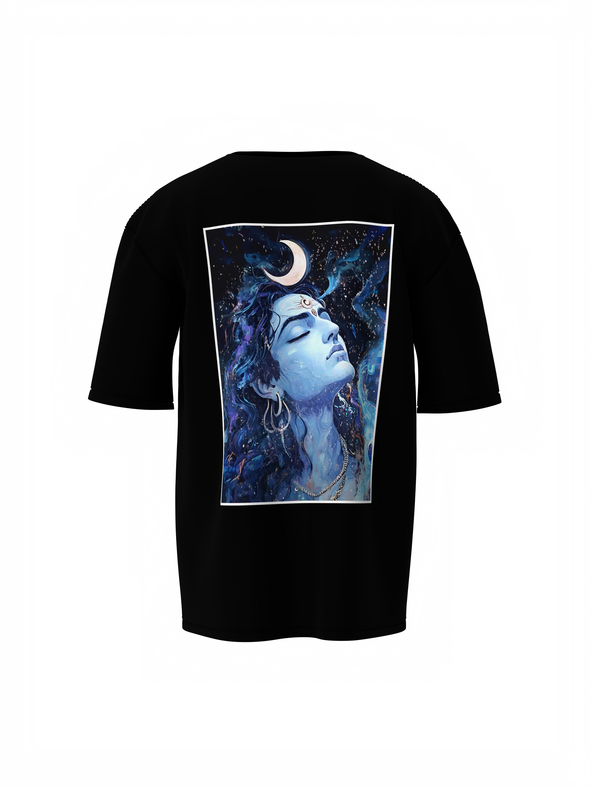 Lord Adidev Spiritual Black Unisex Oversized T-Shirt