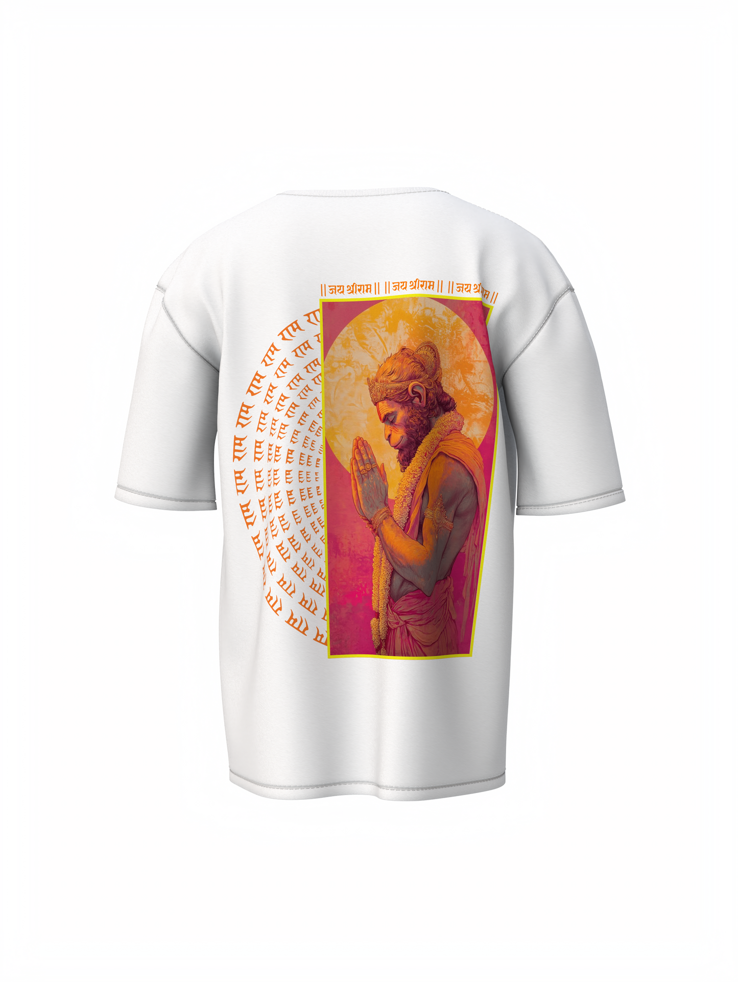 Rama-Doota Oversized T-Shirt White Spiritual Streetwear
