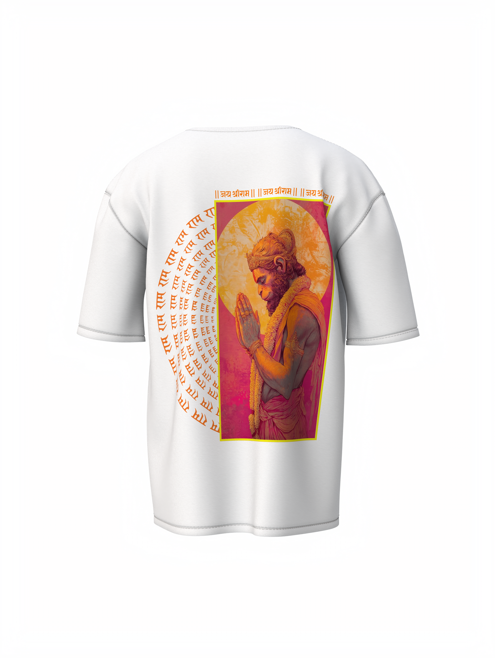 Rama-Doota Oversized T-Shirt White Spiritual Streetwear