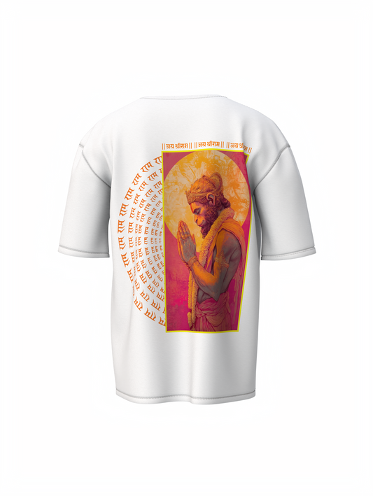 Rama-Doota Oversized T-Shirt White Spiritual Streetwear