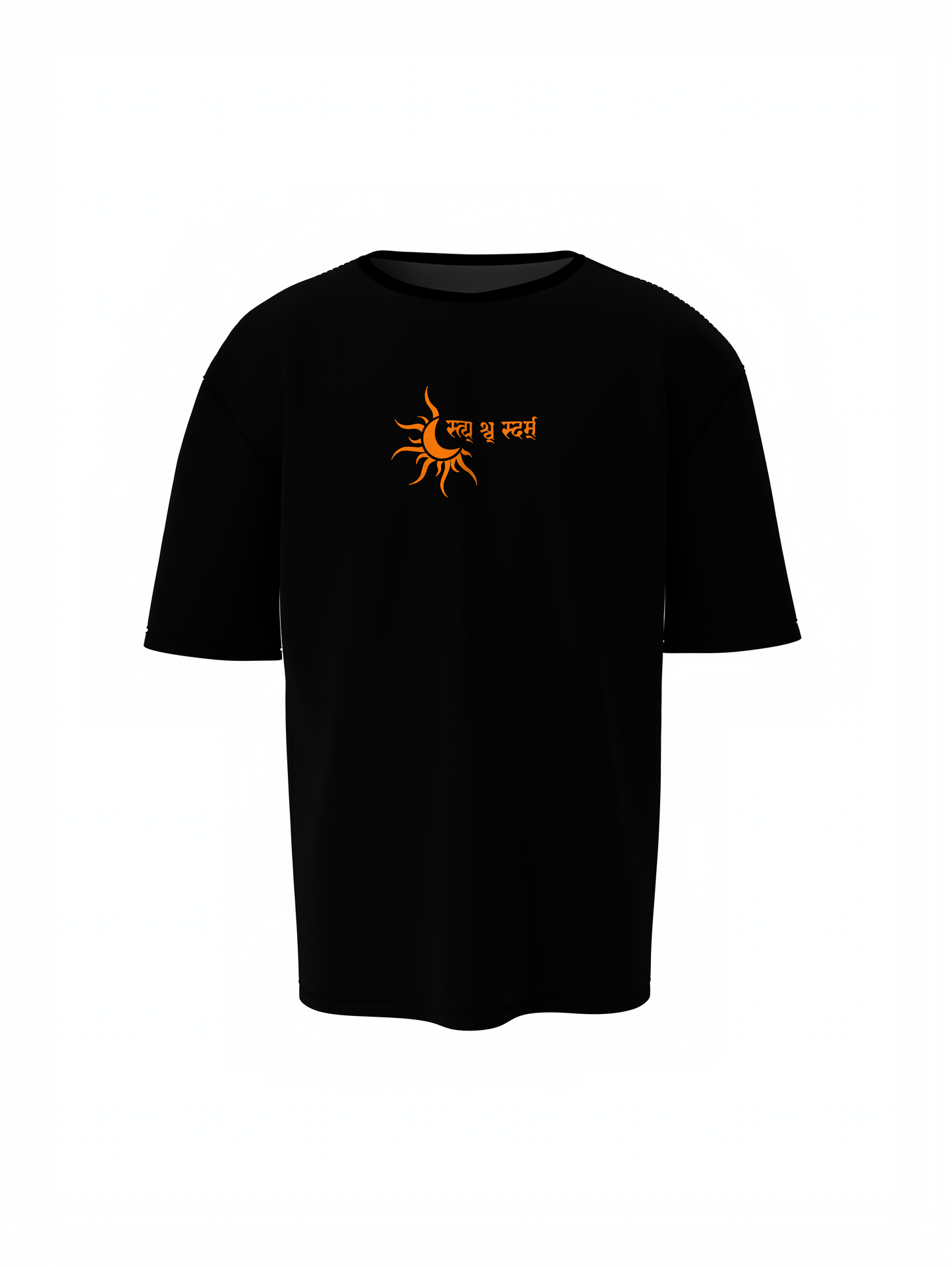 Rama-Doota Oversized T-Shirt Black Spiritual Unisex Wear