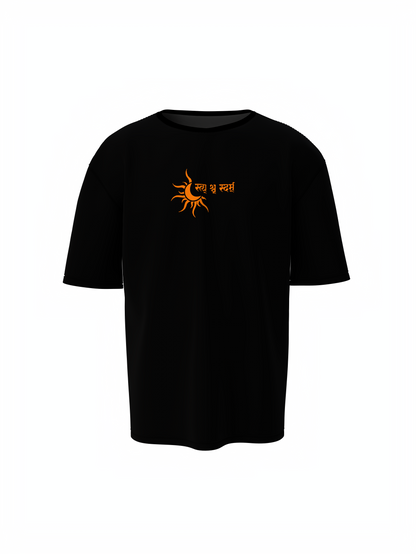 Rama-Doota Oversized T-Shirt Black Spiritual Unisex Wear