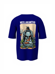 Neelkanth Spiritual Blue Unisex Oversized T-Shirt