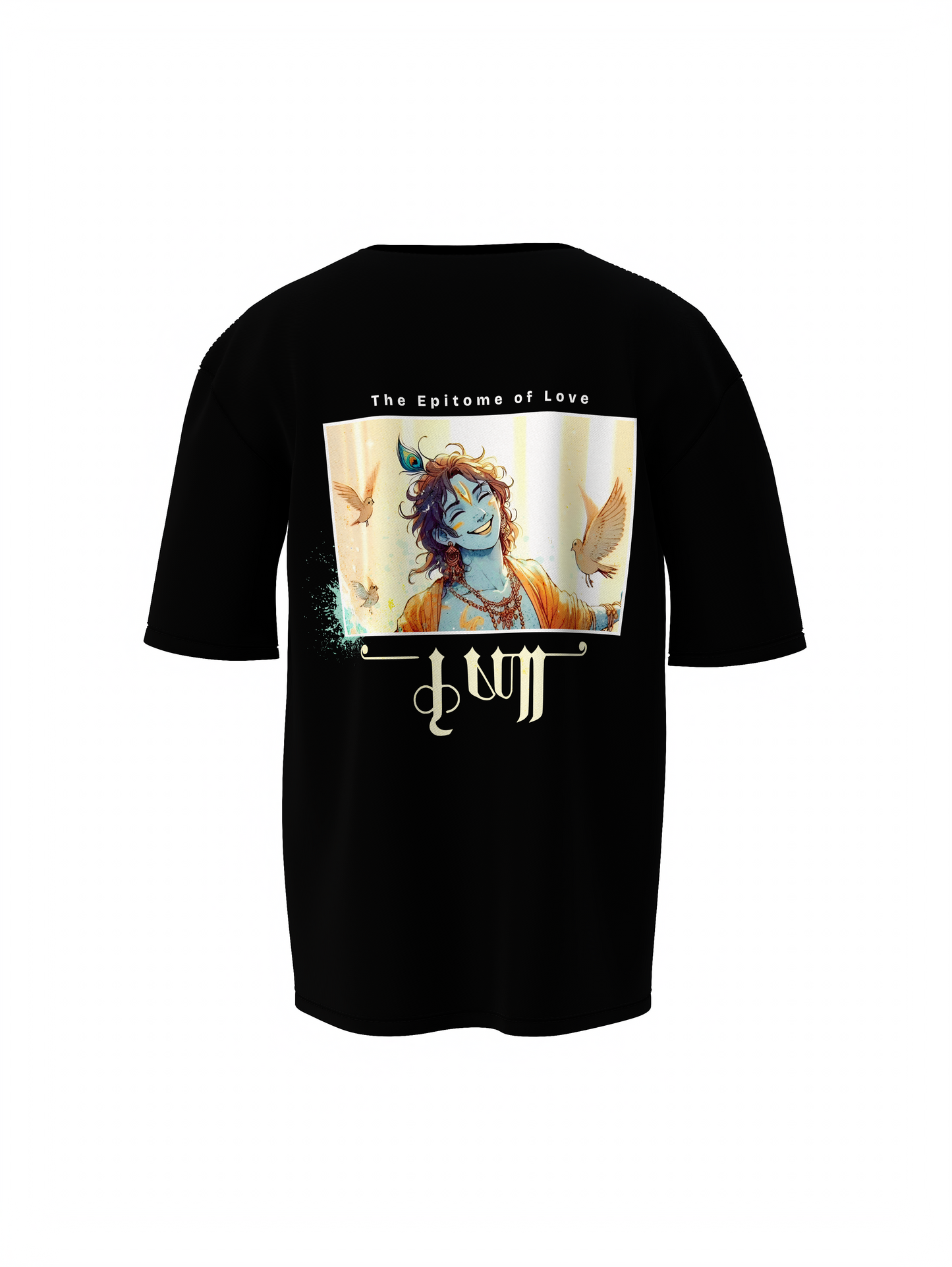 Kanha Spiritual Unisex Oversized T-Shirt – Divine Streetwear
