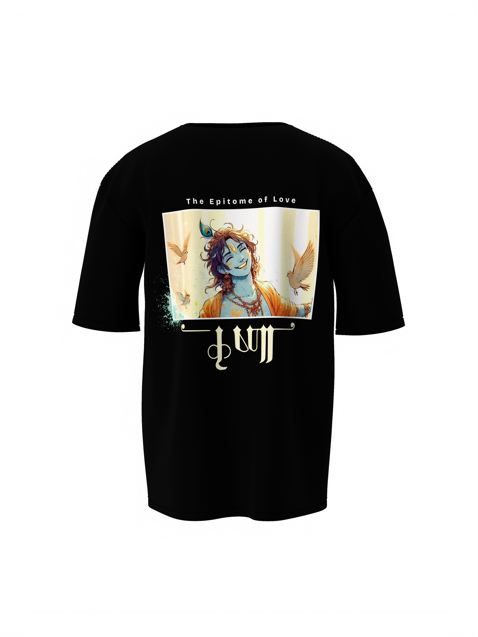 Kanha Spiritual Unisex Oversized T-Shirt – Divine Streetwear