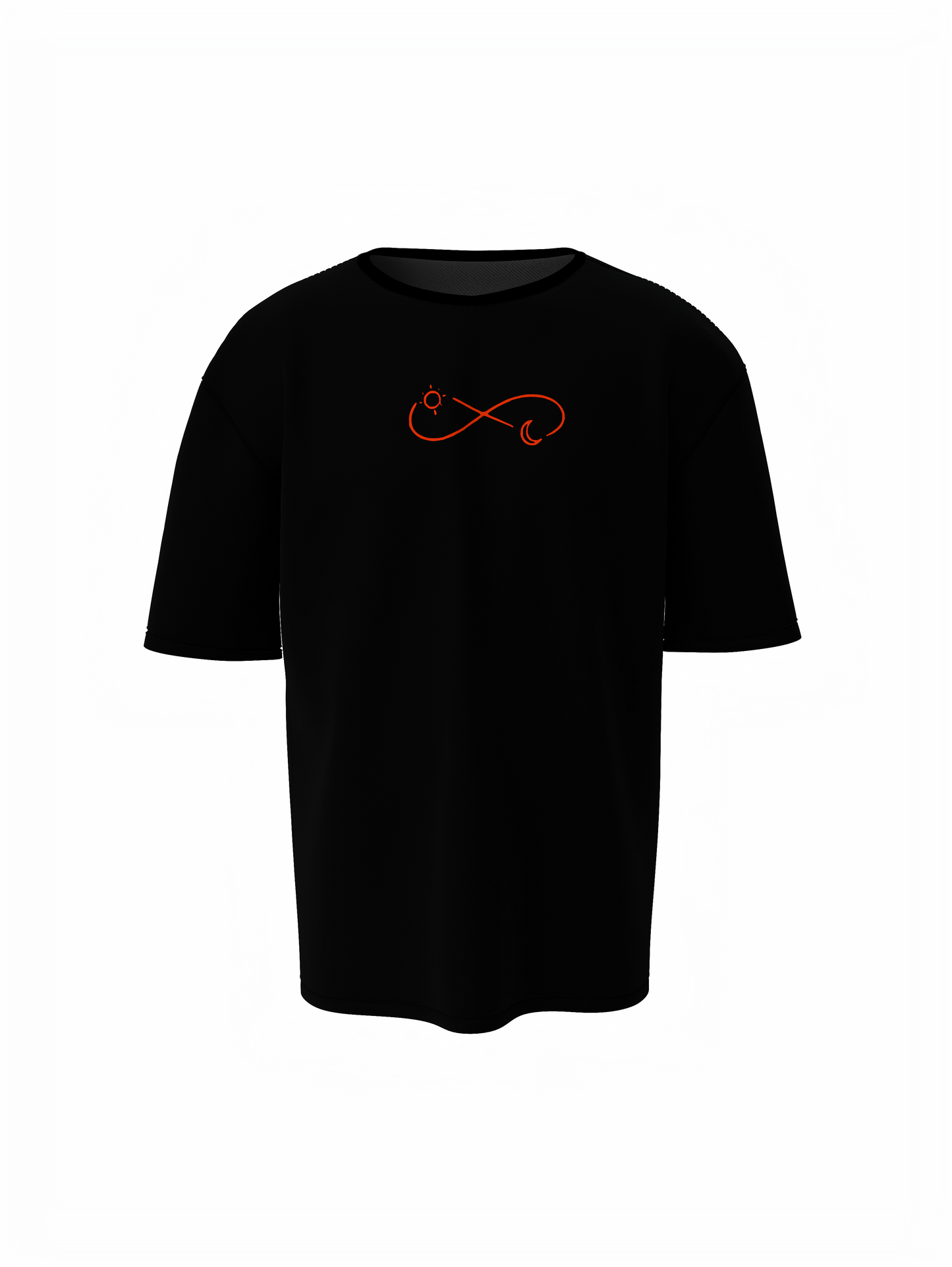 Ravan Oversized T-Shirt Black Bold Spiritual Unisex Outfit